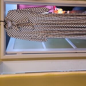 Maix Size Medium polka dot along with pockets